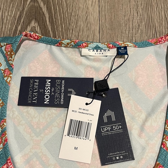 Cabana Life Manchester Babydoll Dress Medium NWT - Picture 5 of 7